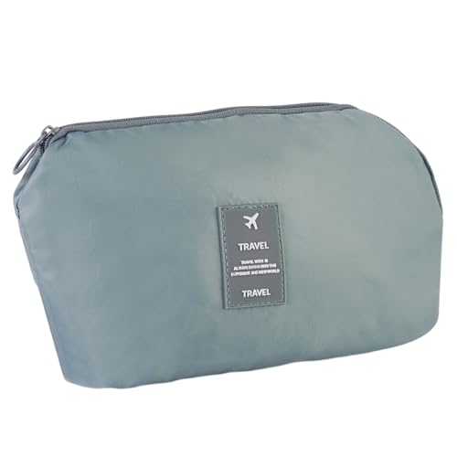 Schminktasche, Tragbare Kosmetiktasche, Kosmetiktasche Make up für Damen und Mädchen (Color : Green, Size : One Size) von Yinova