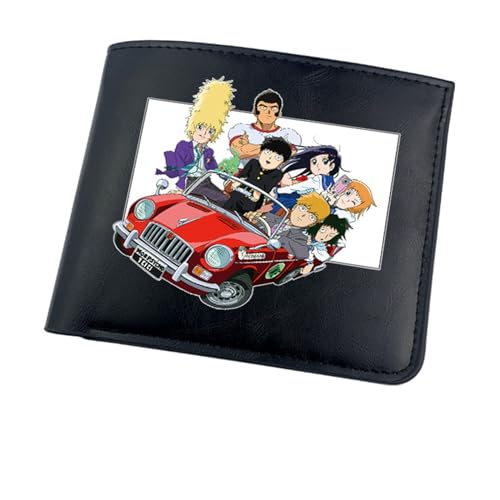 Yinova M-ob Psyc-ho 100 Portemonnaie Anime, Cartoon-Münztasche Kleine Geldbörse, Kunstleder Kartenetui Geldtasche mit Münzfach, für die Schule Familie Jungen Mädchen Anime Fans(Color:Black 14) von Yinova