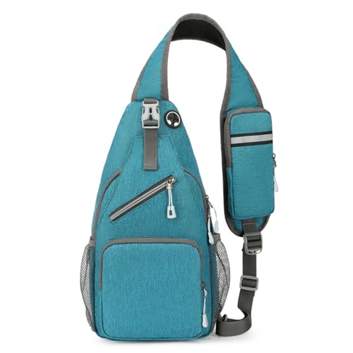 Yinova Schultertasche Herren, Multipurpose Crossbody Schultertasche, Umhängetasche Zum Wandern Outdoor Reise(Color:Green) von Yinova