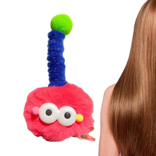 Haarspangen für Mädchen, Plüschpuppe, Cartoon-Entenschnabel-Clip, bequeme Kawaii-Haar-Accessoires, multifunktional für Weihnachten Yiurse von Yiurse