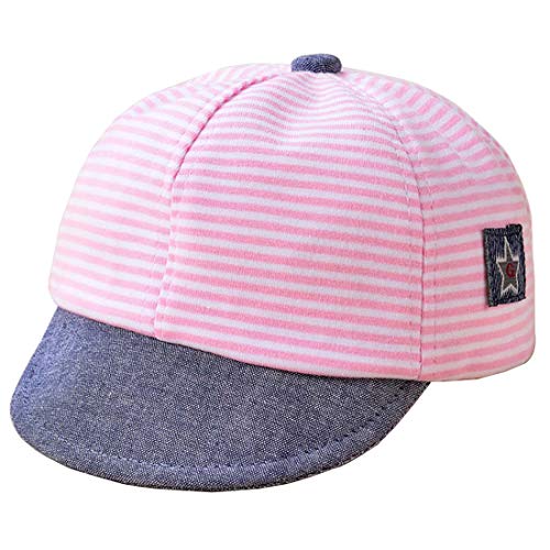 Yixda Baby Kids Schirmmütze Junge Mädchen Sonnenhut Baseball Cap Hut (Rosa) von Yixda