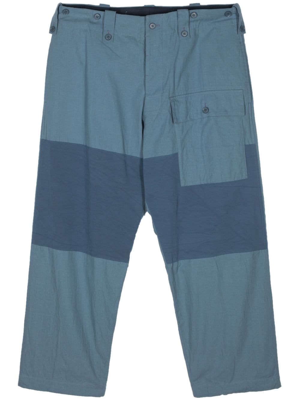 Yohji Yamamoto Cargohose mit Tapered-Bein - Blau von Yohji Yamamoto