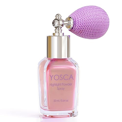 Yosca Highlighter-Pulver, 20 ml, Kosmetikqualität, Shimmer Powder, Rosa, Glitzer-Spray, Glitzer, Highlighter, Make-up, Festival, Konzert, Zubehör für Kleidung, Haar, Gesicht, Nagelkunst Yosca Highlighter-Pulver, 20 ml, Kosmetikqualität, Shimmer Powder, Rosa, Glitzer-Spray, Glitzer, Highlighter, Make-up, Festival, Konzert, Zubehör für Kleidung, Haar, Gesicht, Nagelkunst von Yosca