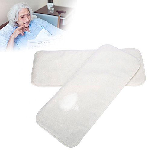 Wiederverwendbare Adult Windel, Waschbar Erwachsene Tasche Windelabdeckung eng Anliegende Einstellbare Windel Tuch für Inkontinenz Pflege Schützende Unterwäsche(2Pcs Diaper Insert Pad) von Yotown