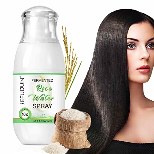 Reiswasserspray für das Haarwachstum - Haarverdichtungsspray,1,7 fl. oz Conditioner Spray Haarpflegeprodukte für trockenes, krauses, schwaches Haar Youding von Youding