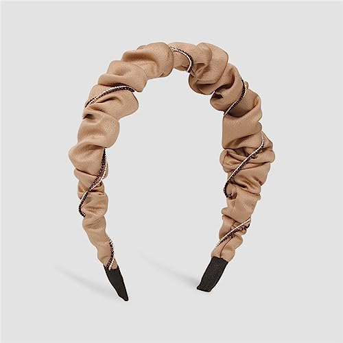 Vintage Tuch Haarband Für Frauen Design Haar Zubehör Geschenke Kopfschmuck Schmuck Braun Farbe von Youllyuu