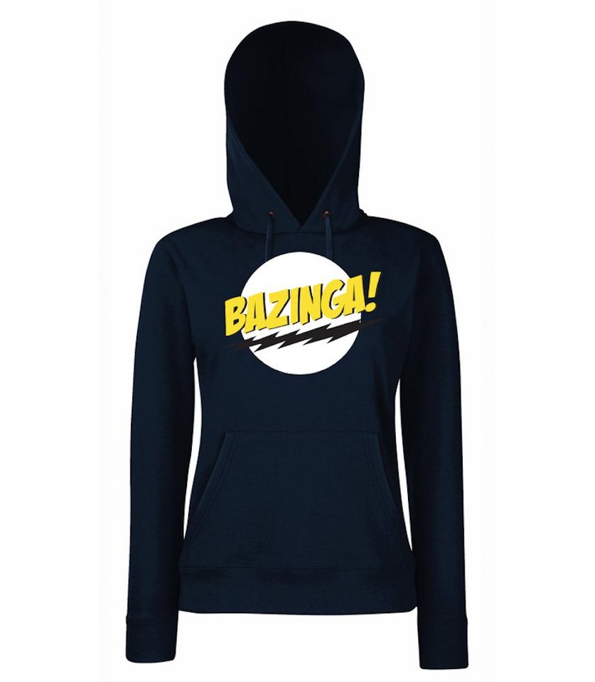 Youth Designz Kapuzenpullover Bazinga Damen Hoodie Pullover Mit lustigem Serien Print von Youth Designz