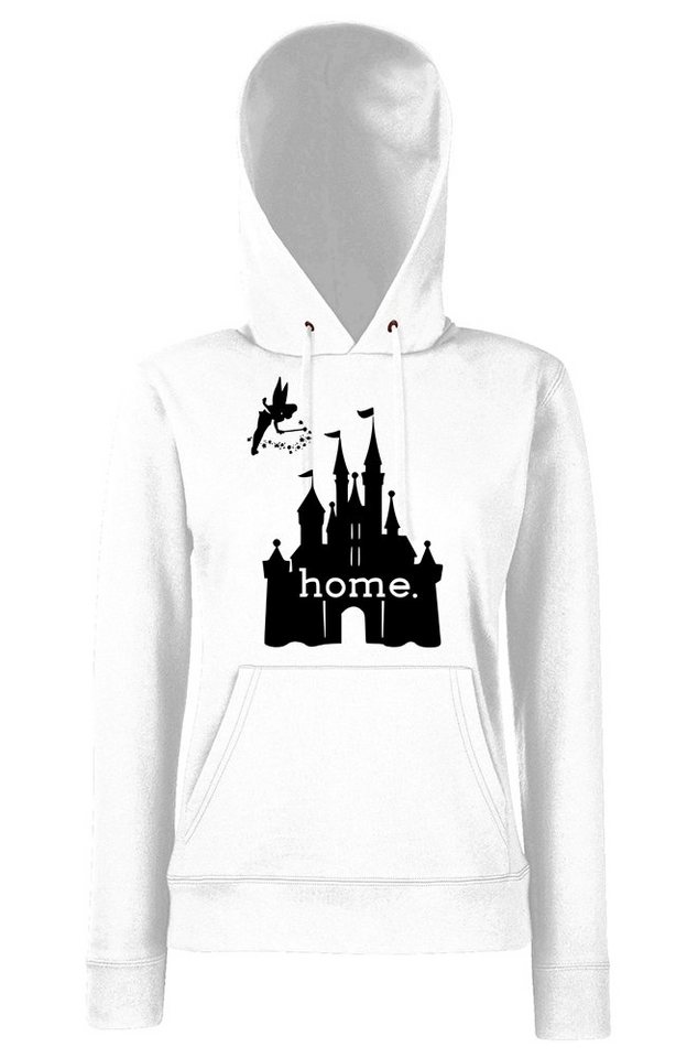 Youth Designz Kapuzenpullover Damen Hoodie Pullover Home Märchen Schloss mit modischem Burg Print von Youth Designz