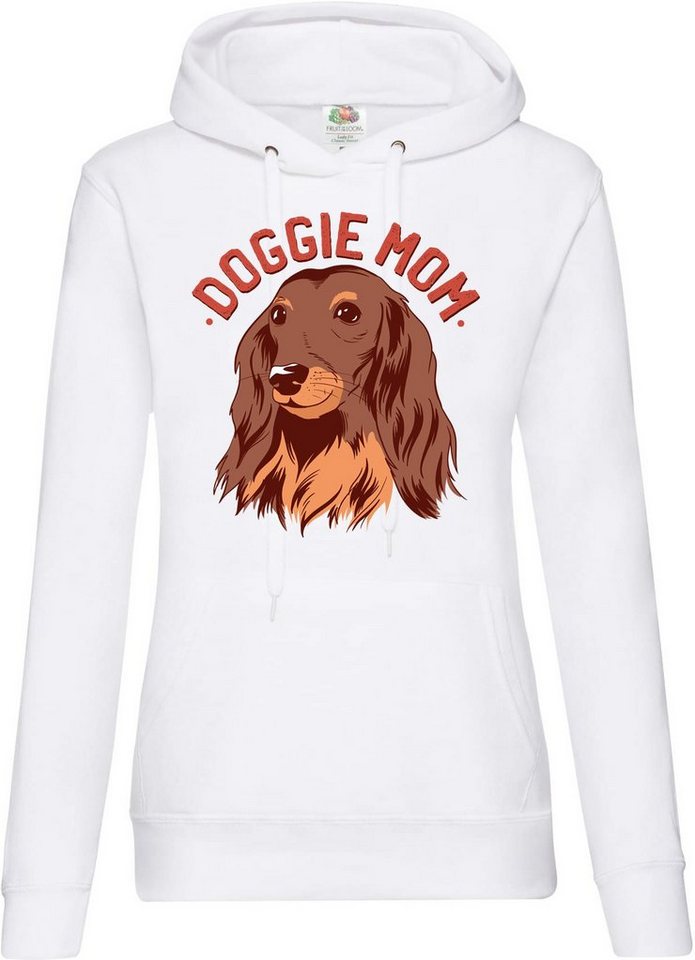 Youth Designz Kapuzenpullover Doggie Mom Damen Hoodie Pullover mit süßem Hunde Motiv von Youth Designz