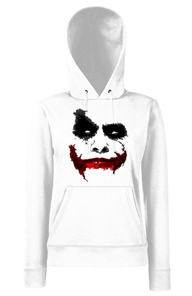 Youth Designz Kapuzenpullover Joker Clown Damen Hoodie Pullover mit trendigem Bösewicht Print von Youth Designz