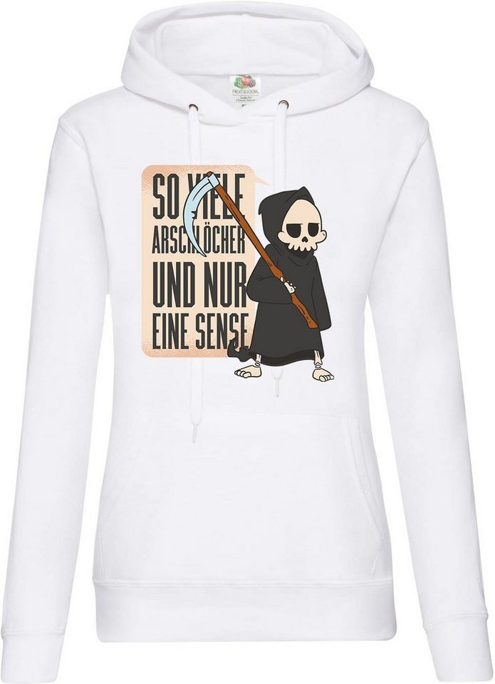 Youth Designz Kapuzenpullover Nur eine Sense Damen Hoodie Pullover mit lustigem Frontprint von Youth Designz