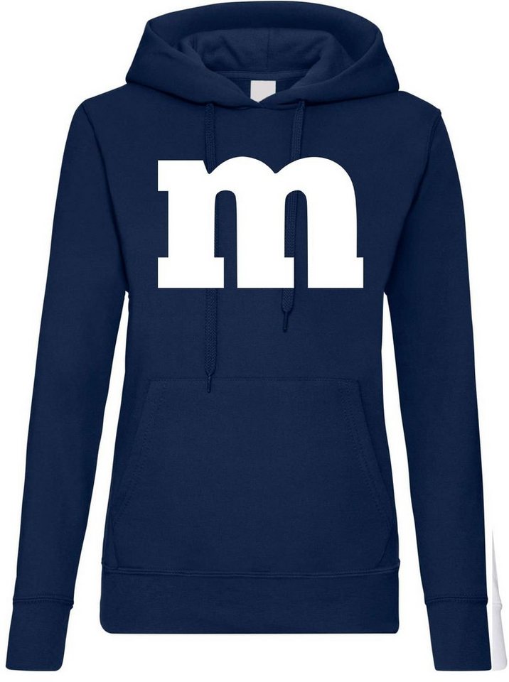 Youth Designz Kapuzenpullover Team M Damen Hoodie Fun Pullover Gruppen Fasching Karneval Kostüm mit lustigem Spruch Print von Youth Designz