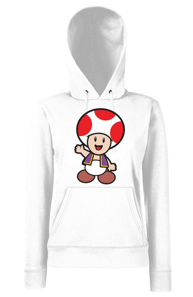 Youth Designz Kapuzenpullover Toad Damen Hoodie Pullover mit lustigem Print von Youth Designz