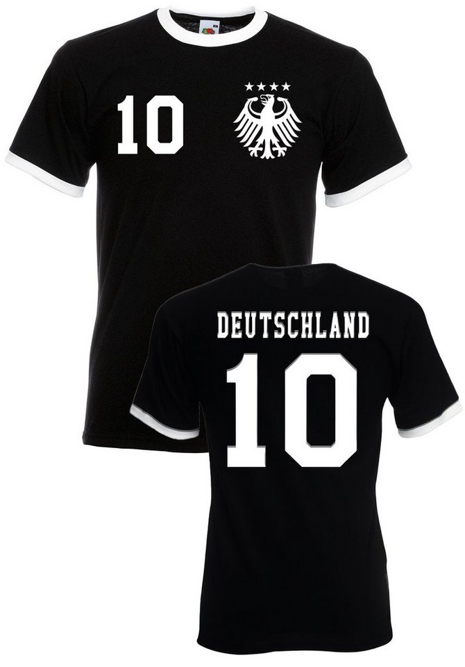 Youth Designz T-Shirt Deutschland Herren T-Shirt Fußball Trikot Look EM 2024 mit trendigem Motiv von Youth Designz