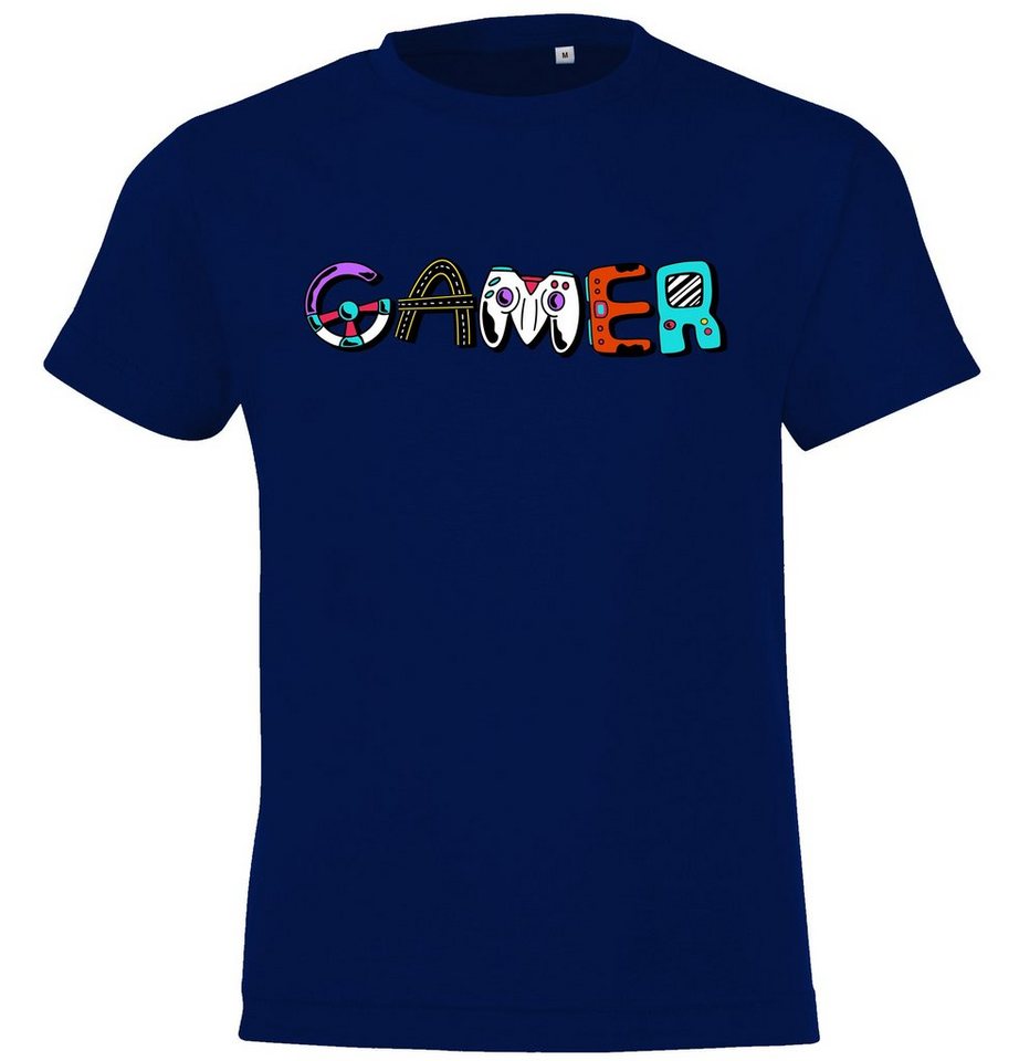 Youth Designz T-Shirt Gamer Kinder Shirt für Jungen und Mädchen mit trendigem Frontprint von Youth Designz