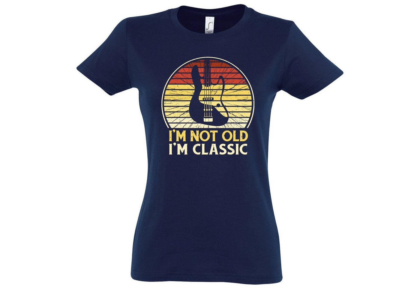 Youth Designz T-Shirt "I´m Not Old, I´m Classic" Bass Damen Shirt mit trendigem Frontprint von Youth Designz