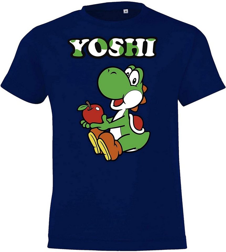 Youth Designz T-Shirt Kinder Baby T-Shirt Yoshi für Jungen & Mädchen mit trendigem Front Print von Youth Designz