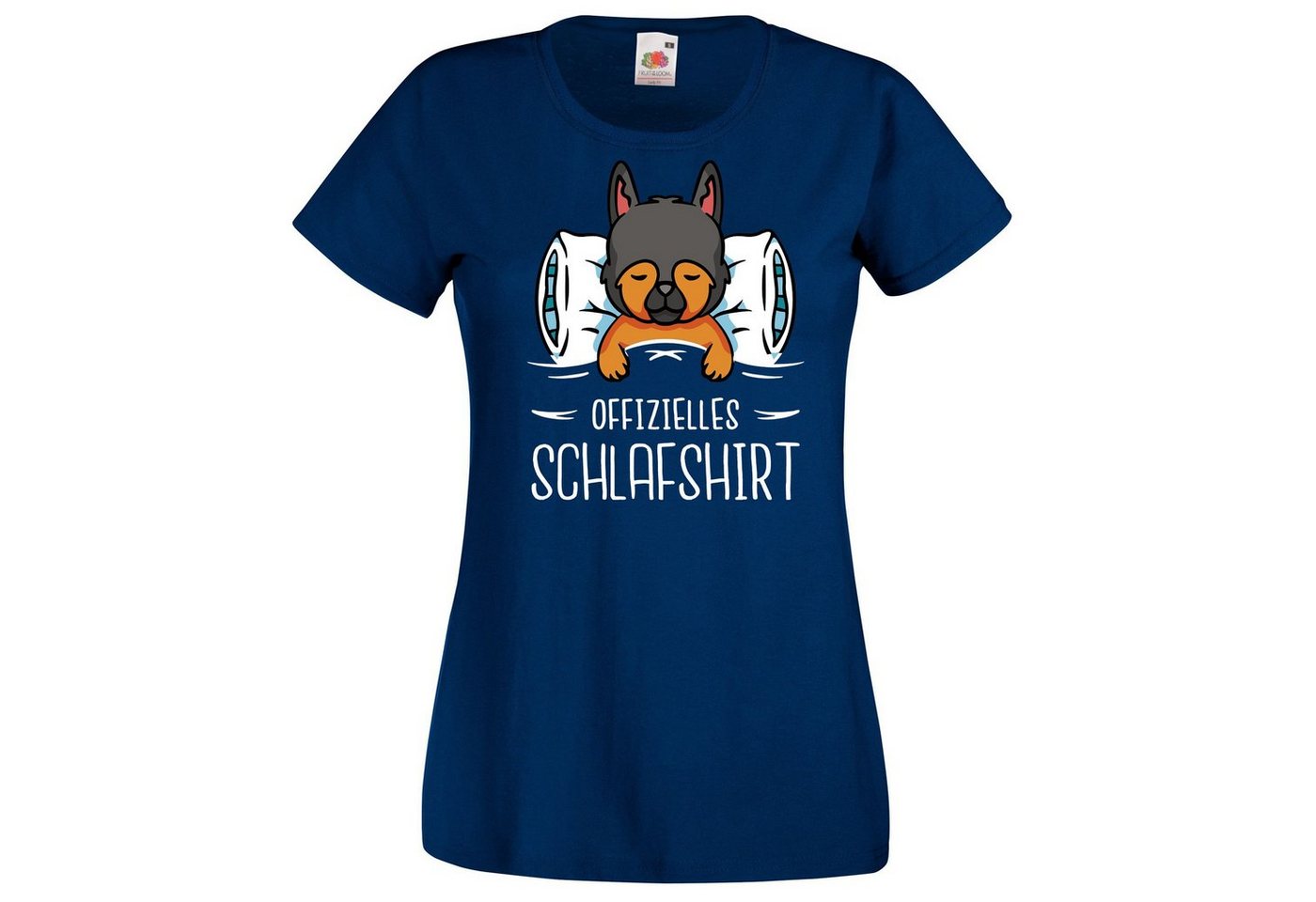 Youth Designz T-Shirt Offizielles Schlafshirt Hundewelpen Damen Shirt mit modischem Print von Youth Designz