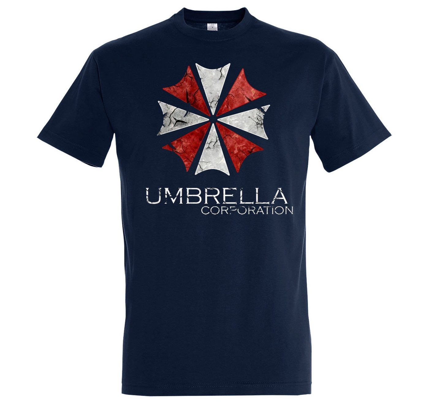 Youth Designz T-Shirt Umbrella Corparation Herren Shirt mit trendigem Frontprint von Youth Designz