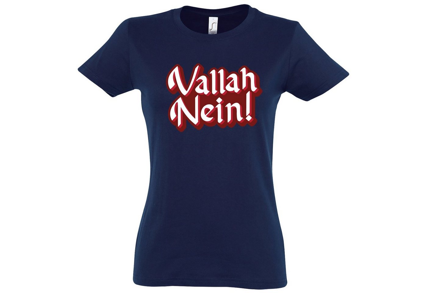 Youth Designz T-Shirt "VallahNein" Damen T-Shirt mit lustigem Spruch von Youth Designz