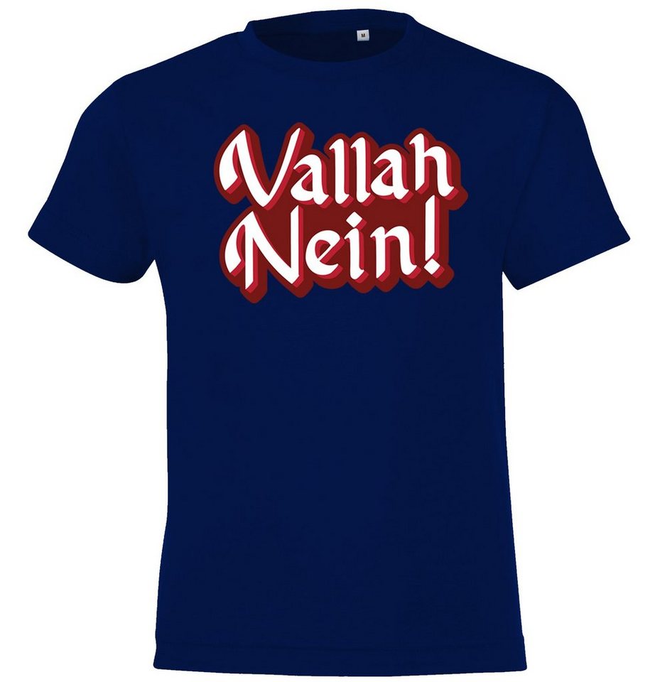 Youth Designz T-Shirt "VallahNein" Kinder T-Shirt für Jungen und Mädchen mit lustigem Frontprint von Youth Designz