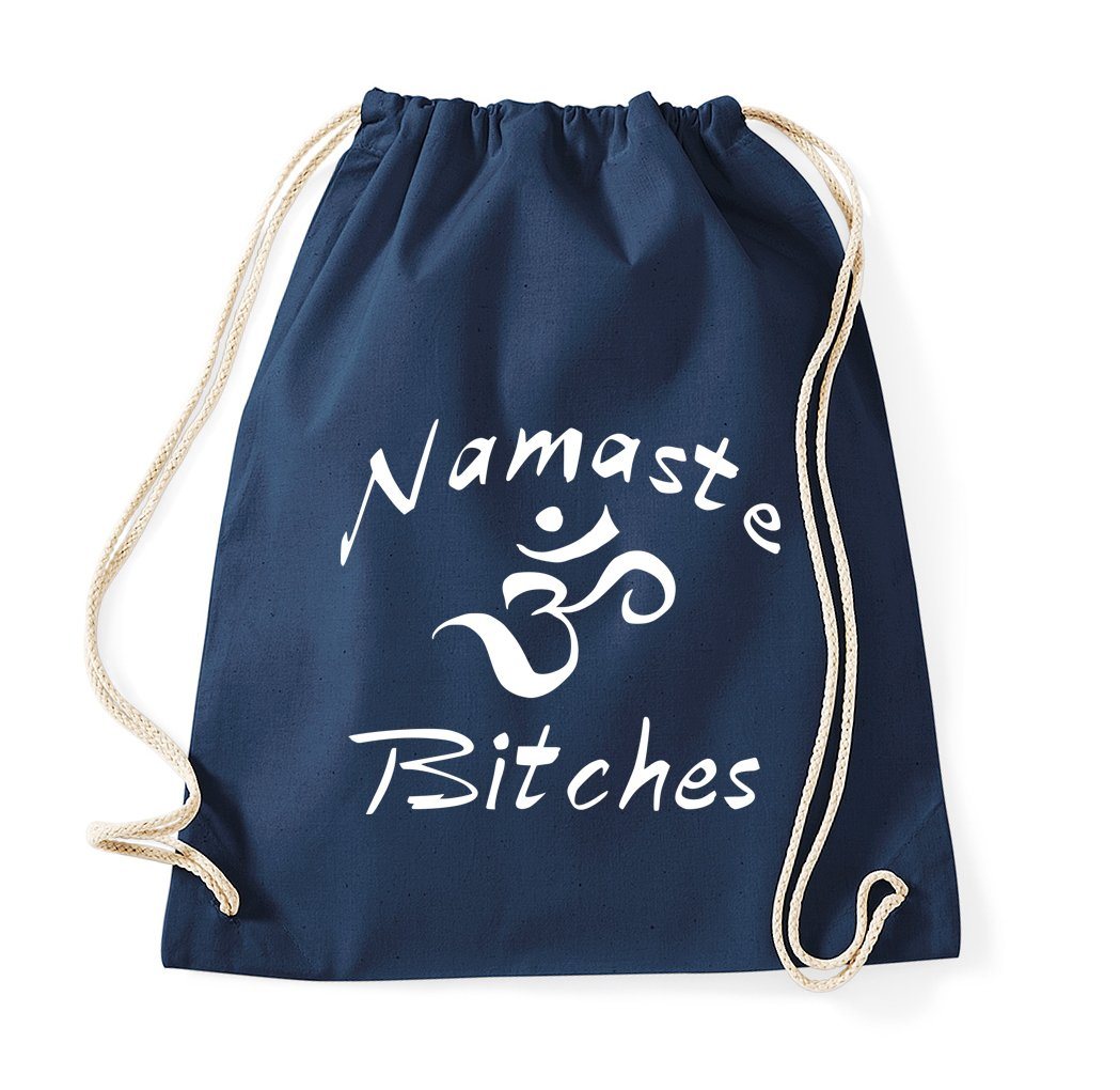 Youth Designz Turnbeutel Namaste Baumwoll Tasche Turnbeutel, mit modischem Print von Youth Designz