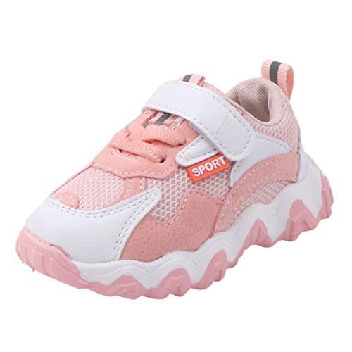 Superfit Mädchen Sneaker Kleinkind Kind Kinder Baby Mädchen Jungen Netz atmungsaktiv Sport Laufschuhe KinderLeichtTurnschuheLaufschuheAtmungsaktiv (Pink, 23 Toddler) von Youyu77