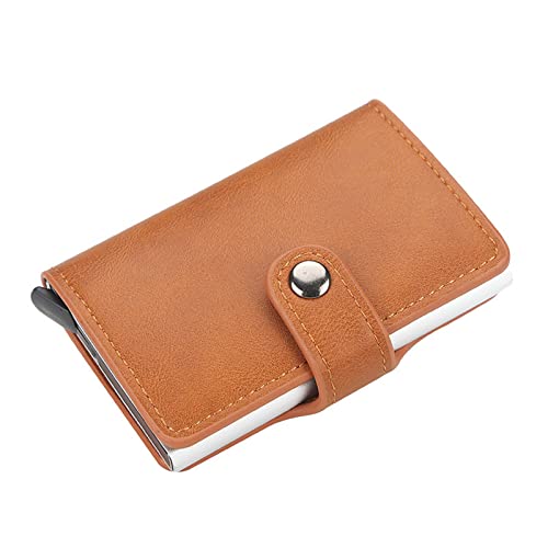 Youyu77 Brieftasche Damen Groß Billig Lässige Damen- und Herren-Party-Geldbörsen aus, Kurze Taschen, Geldbörsen, Clutch-Tasche Mini-Umhängetasche (Brown, One Size) von Youyu77