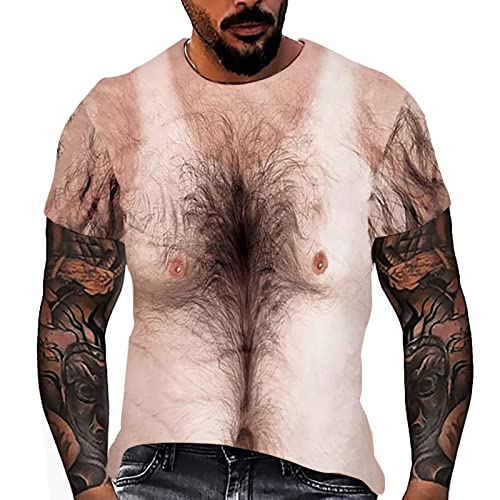 t Shirt Herren Unisex Modische Damen-Blusen, Bedruckt, lustig, Rundhalsausschnitt, lässig, ärmellos Blusen Damen Langarm (S,P-c) von Yowablo