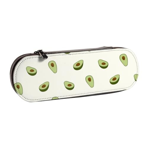 YsoLda Federmäppchen, Federmäppchen, tragbares Federmäppchen, Ledertasche für das Schulbüro, Avocado von YsoLda