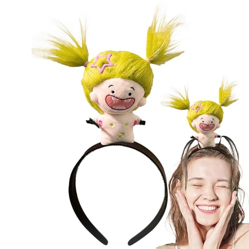 Plüsch-Puppen-Haarreifen, Puppen-Stirnband - Konstellation Puppe Haarband süße Haarreifen - Kinder-Haargummis, Make-up-Modeaccessoire für Mädchen und Kinder von Ysvnlmjy