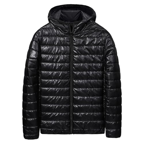 YuanDian Herren Steppjacke Mit Kapuze Warm Daunen Baumwolle Gepolstert übergangsmantel Leichte Herbst Winter Stepp Mäntel Gefütterte Daunenjacke Schwarz 3XL YuanDian Herren Steppjacke Mit Kapuze Warm Daunen Baumwolle Gepolstert übergangsmantel Leichte Herbst Winter Stepp Mäntel Gefütterte Daunenjacke Schwarz 3XL von YuanDiann