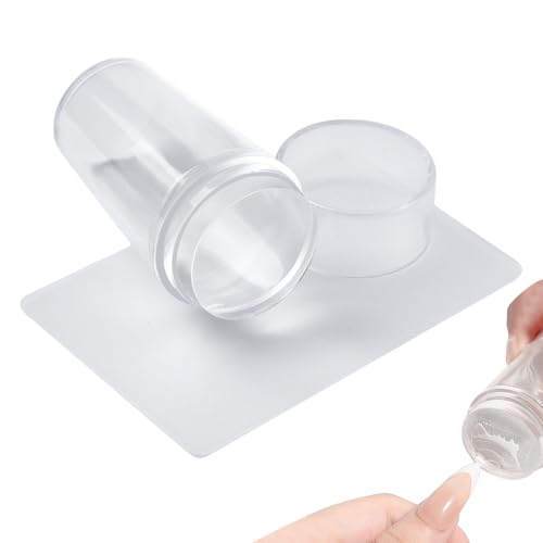 Yuecjian French Tip Nagelstempel | Silikon French Tip Nail Stamp Printing Tool Kit | Fingernagel Dekoration Druck Maniküre Kunst Zubehör für Home Salon Yuecjian French Tip Nagelstempel | Silikon French Tip Nail Stamp Printing Tool Kit | Fingernagel Dekoration Druck Maniküre Kunst Zubehör für Home Salon von Yuecjian