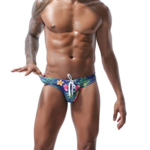 Yusealia Badehose Herren Eng Kurz Mini Schwimmhose Badeslip Männer Slip Swim Briefs Print Sporthose Wassersport Kurze Hose Sexy Sommer Brief Swimshorts mit Tunnelzug Yusealia Badehose Herren Eng Kurz Mini Schwimmhose Badeslip Männer Slip Swim Briefs Print Sporthose Wassersport Kurze Hose Sexy Sommer Brief Swimshorts mit Tunnelzug von Yusealia
