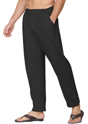 Yutdeng Leinenhose Herren Sommer Lässige Hose Herren Leinen Sommerhose Herren Stoffhose Elastischer Bund Freizeithose Lang Hosen Männer Baumwollehosen Strandhose Knöpfe Taschen Urlaub Strand Alltag Yutdeng Leinenhose Herren Sommer Lässige Hose Herren Leinen Sommerhose Herren Stoffhose Elastischer Bund Freizeithose Lang Hosen Männer Baumwollehosen Strandhose Knöpfe Taschen Urlaub Strand Alltag von Yutdeng