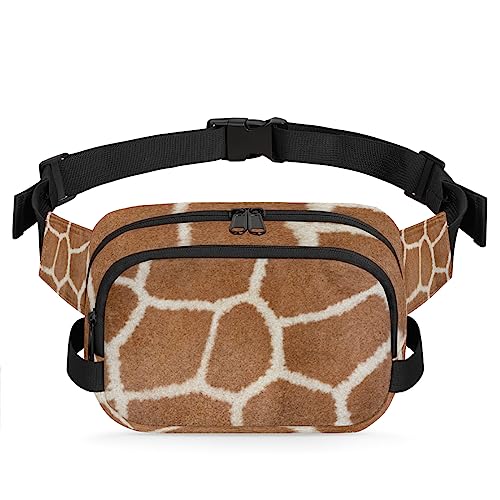 Gürteltasche mit afrikanischer Giraffe, für Damen, Herren, Giraffen-Druck, modische Umhängetasche, Hüfttasche mit verstellbarem Riemen für Outdoor, Workout, Freizeit, Reisen, Laufen, Wandern, von Yzrwebo