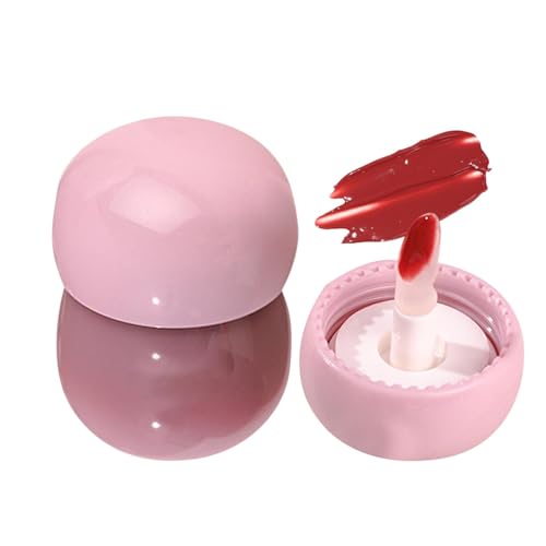 Blurring Pudding Pot Lip, kostenloser Blurry Pudding Pot Lip, milchweicher Lipgloss für gepflegtes, Pudding Glow Lip Balm, nicht klebendes, glänzend getöntes Lippenbalsam-Make-up von ZAGARO