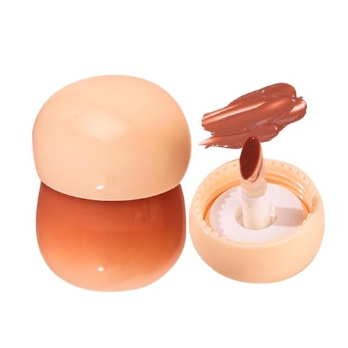 Blurring Pudding Pot Lip, kostenloser Blurry Pudding Pot Lip, milchweicher Lipgloss für gepflegtes, Pudding Glow Lip Balm, nicht klebendes, glänzend getöntes Lippenbalsam-Make-up von ZAGARO