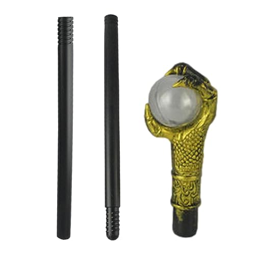 Prinzessin Zepter Prop Stick Cane,Halloween Zauberstab Stock | Halloween-König, Cosplay-Requisite, Kostümzubehör, Halloween-Party-Themenzubehör für Erwachsene und Kinder Zagaro von ZAGARO