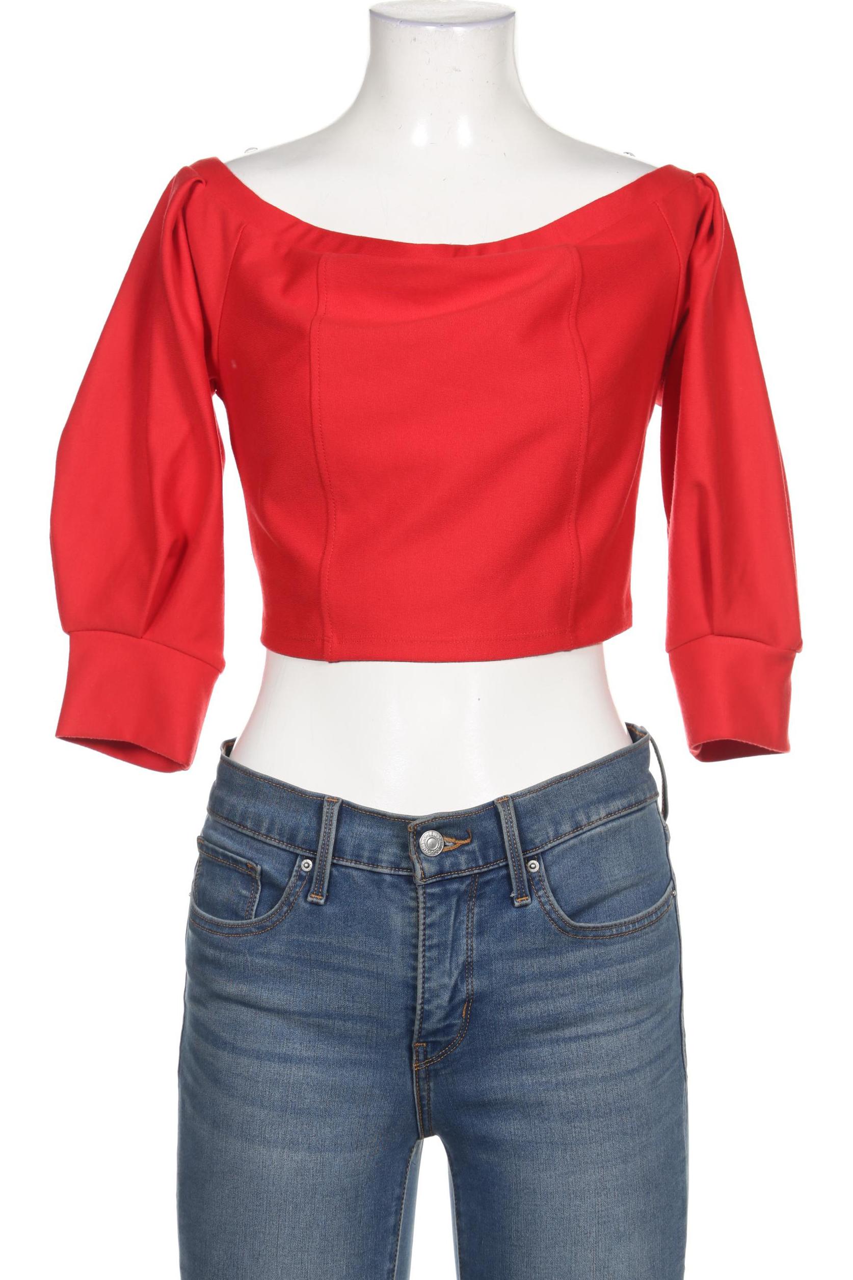Zara Damen Bluse, rot, Gr. 42 von ZARA