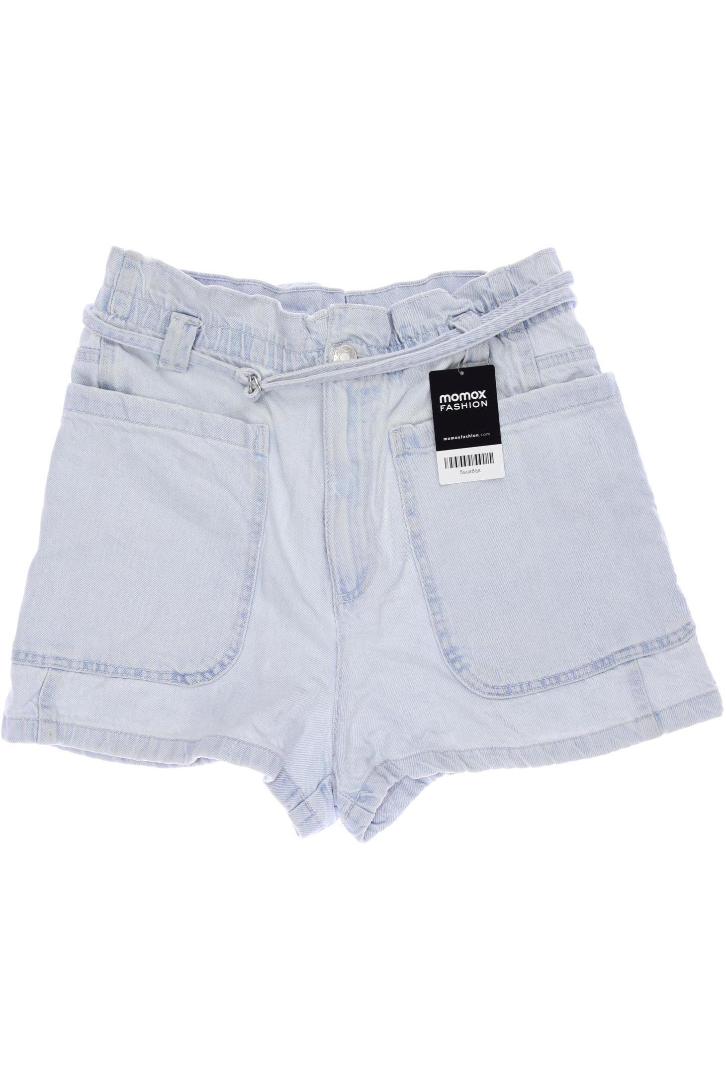 Zara Damen Shorts, hellblau, Gr. 38 von ZARA