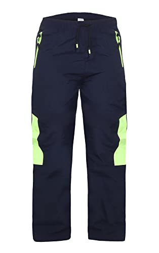 ZARMEXX Kinder Thermohose Jungen Mädchen Outdoor Trekking Herbst Winter Schneehose Skihose Wanderhose (2011navy, 140) von ZARMEXX