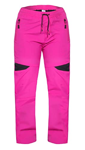 ZARMEXX Kinder Thermohose Jungen Mädchen Outdoor Trekking Herbst Winter Schneehose Skihose Wanderhose (2014pink, 146) von ZARMEXX