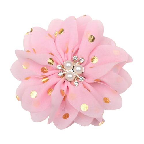 10 * 11 CM 10 stücke Gold Punkte Silber Satin Blume Anstecknadel Abzeichen Blume Corsage Satin Rose Blume/rose Anstecknadel Brosche Pin Frauen Männer von ZAZUZU