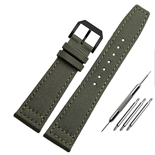 ZCCZJS Nylon Watch Band für IWC Portugiesische Pilotserie 20mm 21mm 22mm Armbandankleidung Band Leinwand Armband Schwarzblau Green Uhrengurt ZCCZJS Nylon Watch Band für IWC Portugiesische Pilotserie 20mm 21mm 22mm Armbandankleidung Band Leinwand Armband Schwarzblau Green Uhrengurt von ZCCZJS