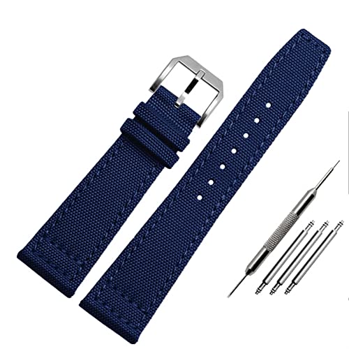 ZCCZJS Nylon Watch Band für IWC Portugiesische Pilotserie 20mm 21mm 22mm Armbandankleidung Band Leinwand Armband Schwarzblau Green Uhrengurt ZCCZJS Nylon Watch Band für IWC Portugiesische Pilotserie 20mm 21mm 22mm Armbandankleidung Band Leinwand Armband Schwarzblau Green Uhrengurt von ZCCZJS
