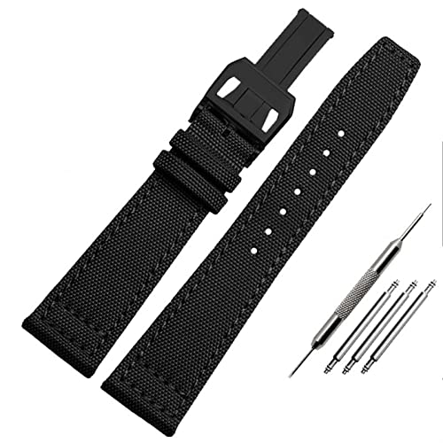 ZCCZJS Nylon Watch Band für IWC Portugiesische Pilotserie 20mm 21mm 22mm Armbandankleidung Band Leinwand Armband Schwarzblau Green Uhrengurt ZCCZJS Nylon Watch Band für IWC Portugiesische Pilotserie 20mm 21mm 22mm Armbandankleidung Band Leinwand Armband Schwarzblau Green Uhrengurt von ZCCZJS