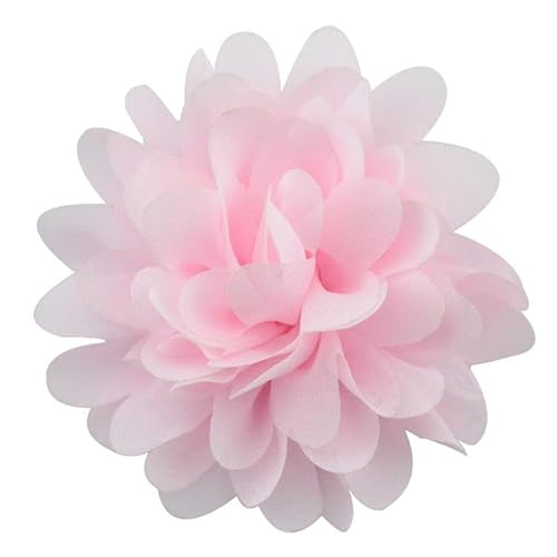 ZCHNB 10 * 11 CM 10 stücke Silber Chiffon Tuch Blume Anstecknadel Abzeichen Blume Corsage Satin Blume/Rose Anstecknadel Brosche Pin Für Frauen Braut von ZCHNB