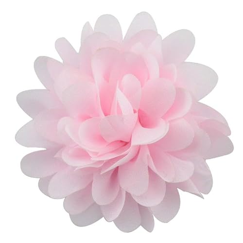 ZCHNB 10 * 11 CM 4 Stück Gold Chiffon Stoff Blume Anstecknadel Abzeichen Blume Corsage Satin Blume/Rose Anstecknadel Brosche Pin für Frauen Braut von ZCHNB