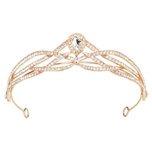 ZCHNB 135 * 35MM Grün Rot Kristall Braut Krone Für Hochzeit Tiara Prinzessin Königin Krone Strass Braut Stirnband von ZCHNB